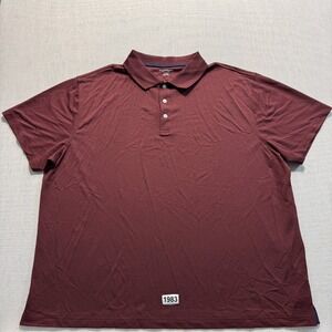 Amazon Essentials Polo Shirt Mens 2XL Burgundy New without Tags